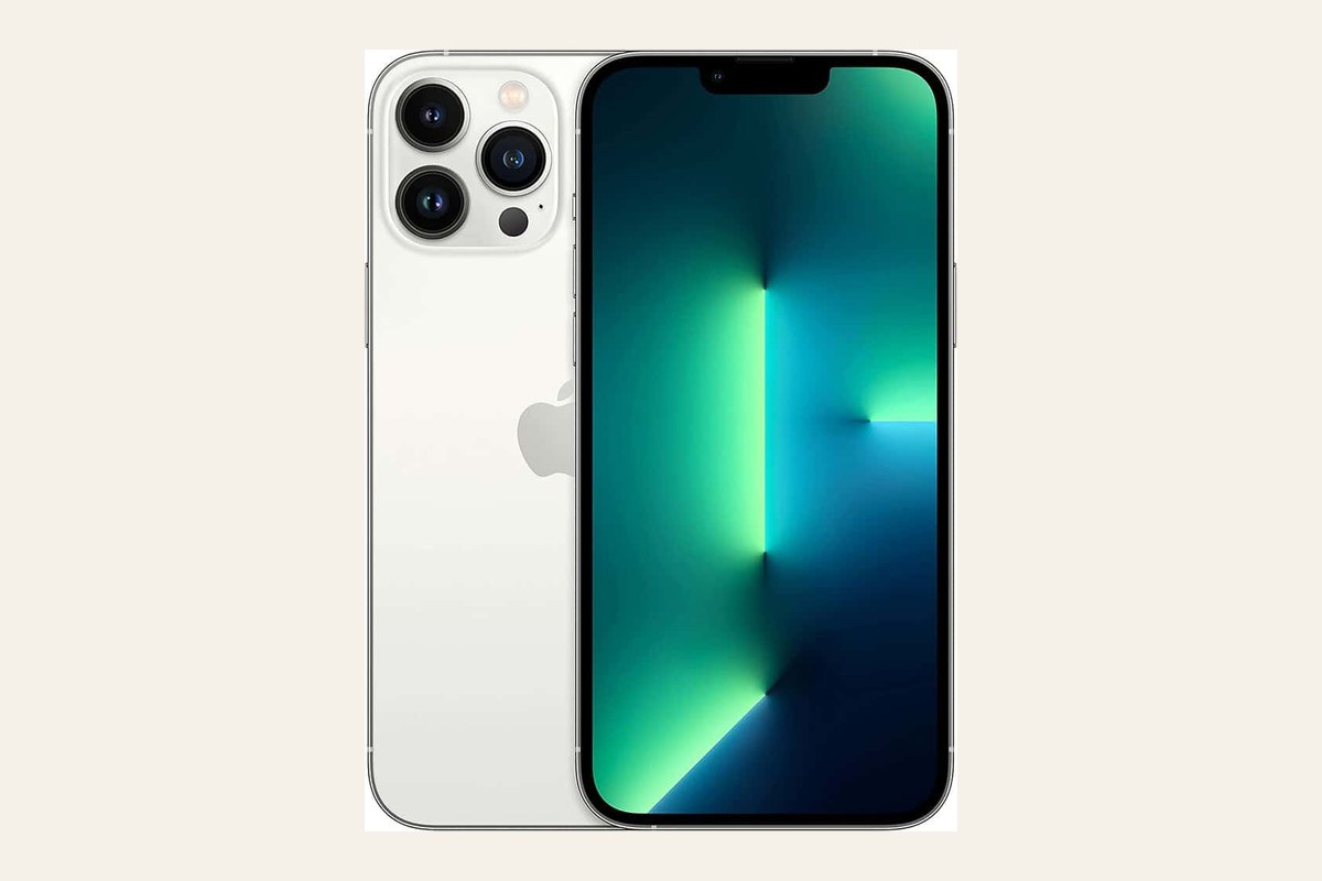 Refurbished silver iPhone 13 Pro Max from UR.co.uk